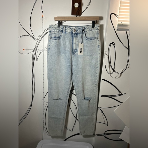 NEW refuge Denim MOM High Rise Stretch Jeans, Women’s Size 9 - Picture 1 of 10